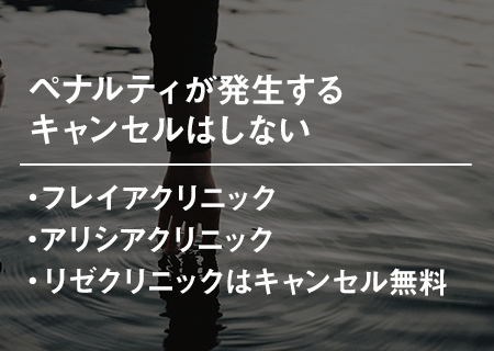 ペナルティが発生するキャンセルはしない